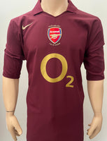 2005-2006 Arsenal Home Kit Henry Highbury Champions League