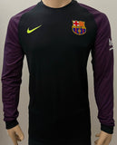 2016-2017 FC Barcelona Goalkeeper Shirt Long Sleeve BNWOT Size M No sponsor