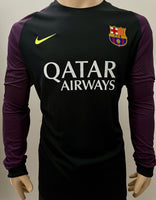 2016-2017 FC Barcelona Goalkeeper Shirt Ter Stegen Long Sleeve Champions League BNWOT Size XL
