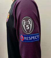 2016-2017 FC Barcelona Goalkeeper Shirt Ter Stegen Long Sleeve Champions League BNWOT Size XL