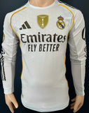 2025-2026 Real Madrid Home Shirt Modric Long Sleeve Clubs World Cup BNWT Player Issue Size M (fitted)
