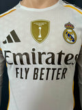 2025-2026 Real Madrid Home Shirt Modric Long Sleeve Clubs World Cup BNWT Player Issue Size M (fitted)