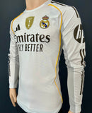 2025-2026 Real Madrid Home Shirt Modric Long Sleeve Clubs World Cup BNWT Player Issue Size M (fitted)