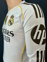2025-2026 Real Madrid Home Shirt Modric Long Sleeve Clubs World Cup BNWT Player Issue Size M (fitted)