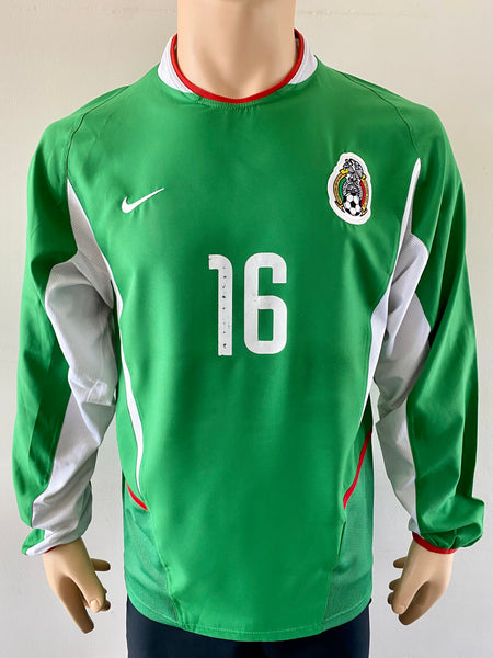 2003 2004 Mexico Shirt Home Osorio Long Sleeve U17 World Championship Finland 2203