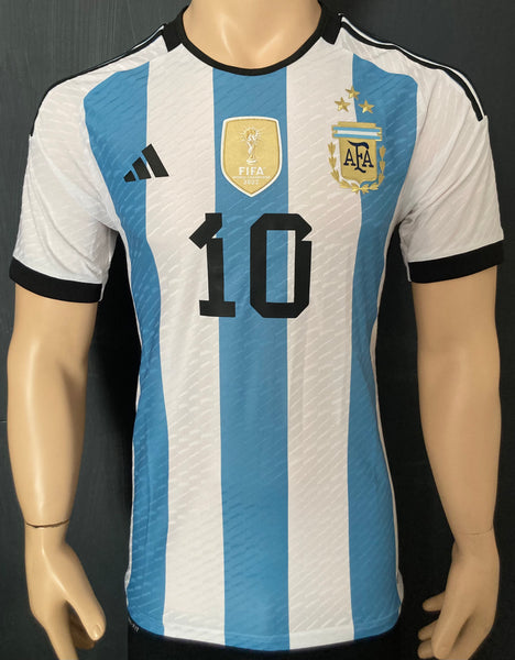 2023 Argentina Home kit Messi World Cup Champions Player issue Made in Argentina