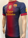 2012-2013 FC Barcelona Home Abidal Club World Cup Size S