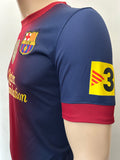 2012-2013 FC Barcelona Home Abidal Club World Cup Size S