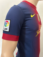 2012-2013 FC Barcelona Home Abidal Club World Cup Size S