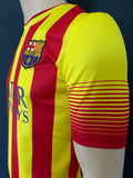 2013-2014 FC Barcelona Away kit Sergio Busquets Senyera New with tags BNWT Size S