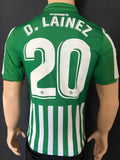 2019-2020 Real Betis Home kit Diego Lainez La Liga