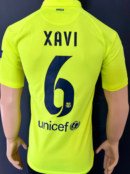 2014-2015 FC Barcelona Third Kit Xavi Champions League