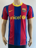 2010 - 2011 Barcelona FC Home Shirt Liga Pre Owned Size L