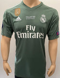 2017-2018 Real Madrid Goalkeeper shirt Player issue Authentic Keylor Navas Champions League Final MDT World Champions BNWT Size M