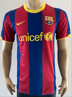 2010 - 2011 Barcelona FC Home Shirt Liga Pre Owned Size L