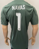 2017-2018 Real Madrid Goalkeeper shirt Player issue Authentic Keylor Navas Champions League Final MDT World Champions BNWT Size M