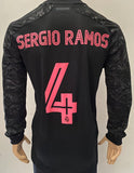 2020-2021 Real Madrid Third shirt Player issue Authentic Sergio Ramos Long sleeve Mint Size L