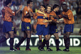 1998-1999 FC Barcelona Away kit Player issue Size L Preowned