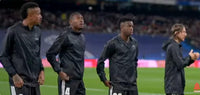 2020-2021 Real Madrid Crossover Y-3 Hooded Jacket Full Print Stripe Logo Black