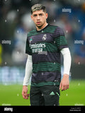2022-2023 Real Madrid Prematch shirt Player issue Kitroom Valverde Champions League Mint Size M