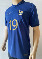 2022-23 Nike France World Cup Kids Home Shirt Benzema Dri-Fit BNWT