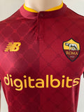 2022-2023 AS Roma Home Shirt Shomurodov Europa League Mint condition Size M