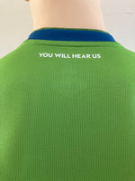 2018 Seattle Sounders Home Shirt Player Issue Long Sleeve MLS Pre Owned Size S