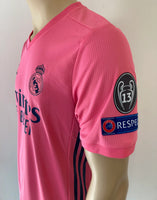 2020-2021 Real Madrid Away Player Issue Benzema Champions League Size S