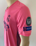 2020-2021 Real Madrid Away Player Issue Benzema Champions League Size S