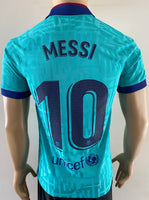 2019-2020 Nike FC Barcelona Third Shirt Messi Player Issue Vaporknit BNWT