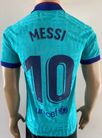 2019-2020 Nike FC Barcelona Third Shirt Messi Player Issue Size S