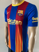 2020-2021 FC Barcelona El Clásico Fourth Shirt Messi La Liga Pre Owned Size S