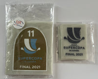 2021 Real Madrid Spain Super Cup mdt match badge player issue badge text print