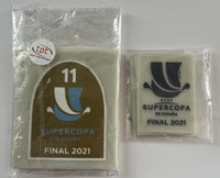 2021 Real Madrid Spain Supercup mdt match badge player issue badge text print