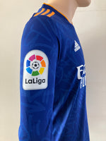 2021-2022 Adidas Real Madrid Player Issue Away Shirt Long Sleeve Vini Jr La Liga HEAT. RDY