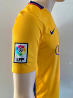 2015-2016 Nike FC Barcelona Away Shirt Luis Suárez LFP Pre Owned Size S