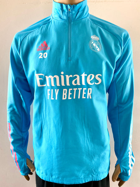 2020 2021 Real Madrid Top Training Vini Jr. worn washed kitroom size M