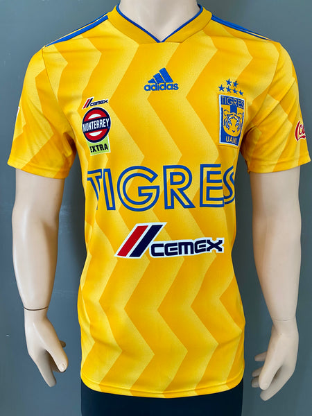 2018 2019 Adidas Tigres UANL Home Shirt Gignac Climalite