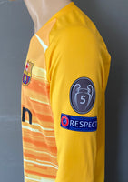2019 2020 Barcelona shirt Ter Stegen player issue Kitroom long sleeve goal keeper away UEFA Champions League Size L new