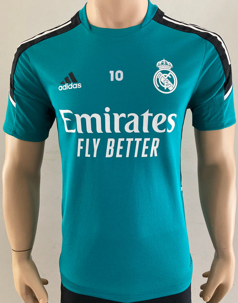 2021 2022 Real Madrid Player Issue UCL Pre-Match Shirt Modrić Pre Owned Size S