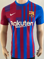 2021-2022 Nike FC Barcelona Player Issue Home Shirt Gavi La Liga Dri-Fit ADV