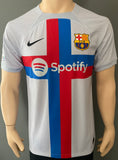 2022 2023 Barcelona third shirt Pedri player issue authentic dri fit ADV UEFA Champions League version size M