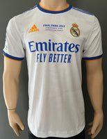 2022 Real Madrid home shirt final 2022 paris kitroom size 4 Asensio player issue