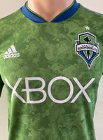 2018 Seattle Sounders Home Shirt Player Issue Long Sleeve MLS Pre Owned Size S