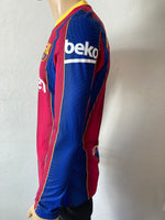 2020 2021 Barcelona Home shirt long sleeve player issue kitroom printed tag Griezmann la liga