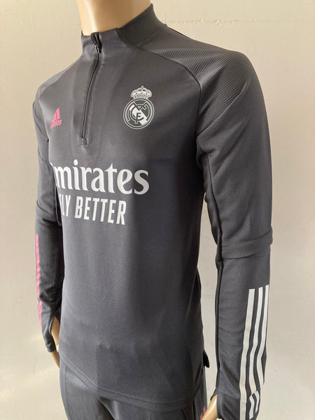 2020 2021 Real Madrid Training Top Player Issue Kitroom Pre Owned Size M