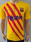2020 2021 Barcelona fourth senyera shirt player issue vaporknit Messi final King Cup Avery Dennison name, used size M