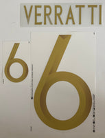 2023 Italy Verratti 6 Name Set and Number 125th Anniversary Shirt Dekographics