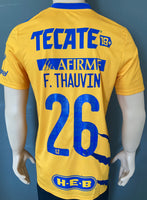 2021-2022 Adidas Tigres UANL Home Shirt Thauvin Liga MX Aeroready