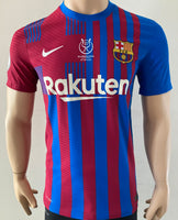 2021-2022 Nike FC Barcelona Player Issue Home Shirt Pedri Spanish Super Cup BNWT